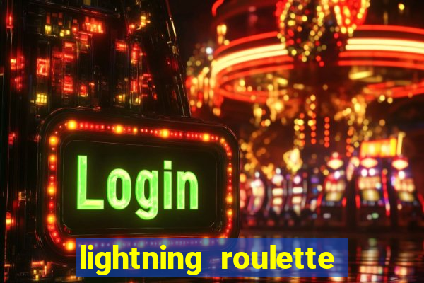 lightning roulette como jogar